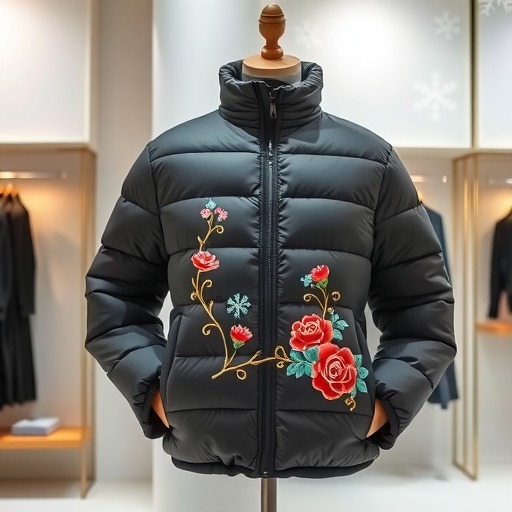 羽绒服刺绣款：工艺装饰差异化引领的下一个赛道(图1)